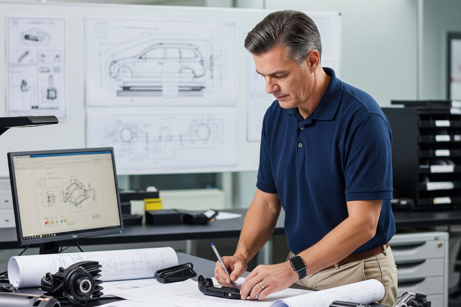 Đi kỹ sư nhật bản thiết kế linh kiện ô tô Đi kỹ sư nhật bản thiết kế linh kiện ô tô