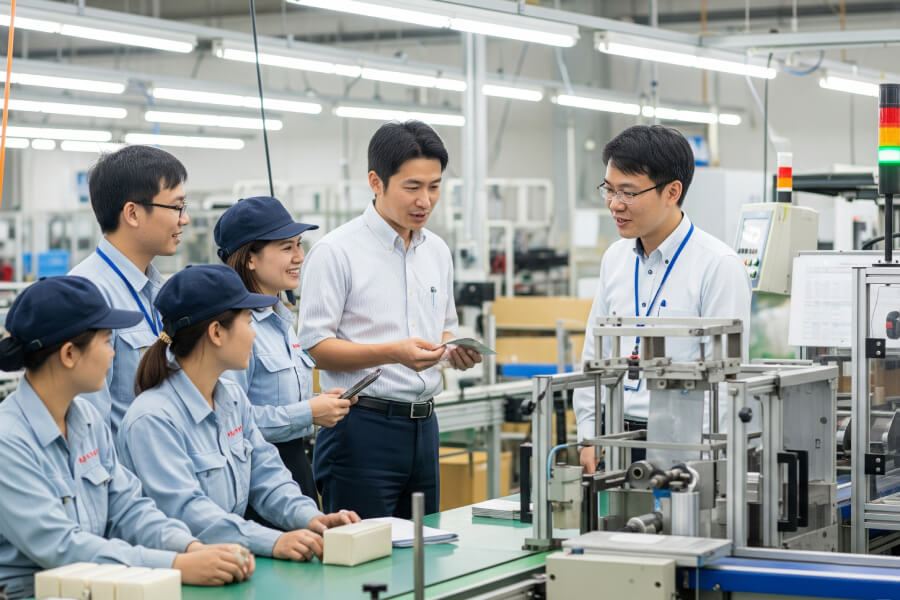 Đi nhật bản đơn hàng đóng gói công nghiệp