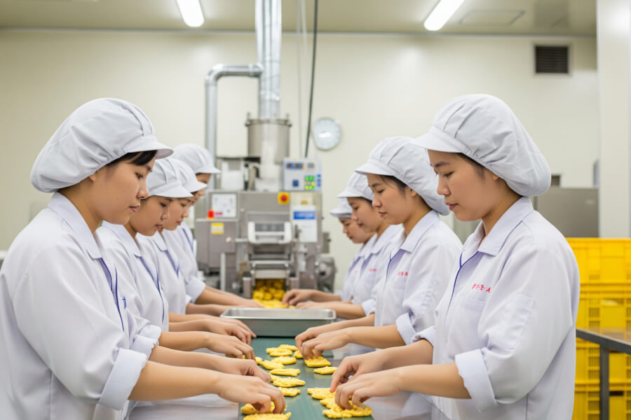 chương trình thực tập sinh nhật bản chế biến đồ ăn nhẹ