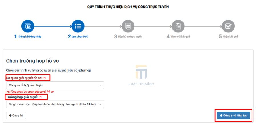 9 bước làm hộ chiếu trực tuyến đơn giản tại nhà (8) 9 bước làm passport đơn giản tại nhà