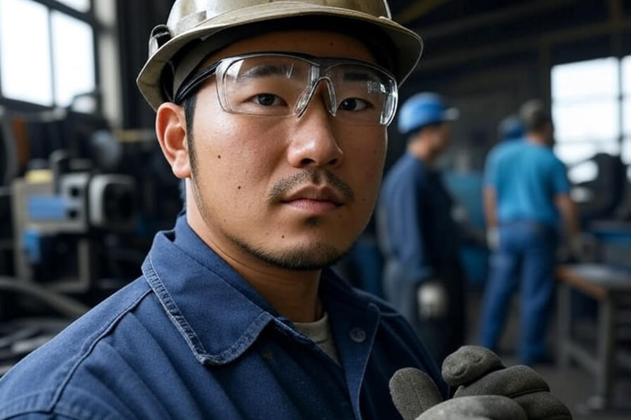 đi nhật diện kỹ sư gia công ống gió