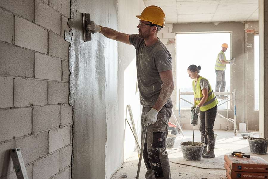 Đơn hàng kỹ sư xây trát nhật bản