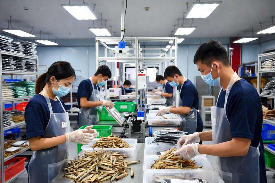 đơn hàng tokutei phân loại và đóng gói cá khô (1)